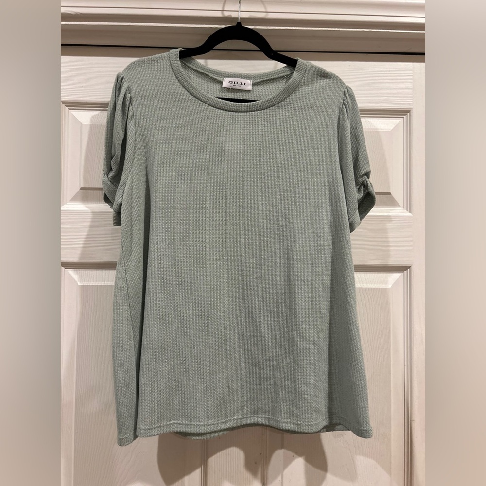 Gilli brand Lightweight Green Women's Top plus